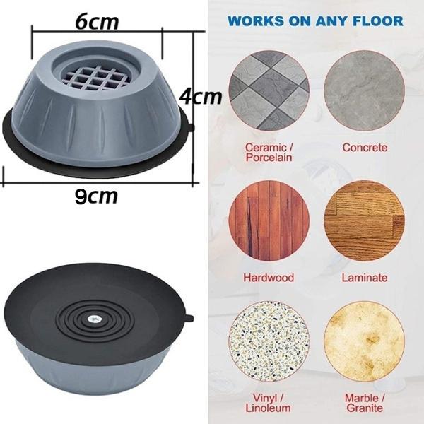 Durable vibration pads designed for home appliances stability