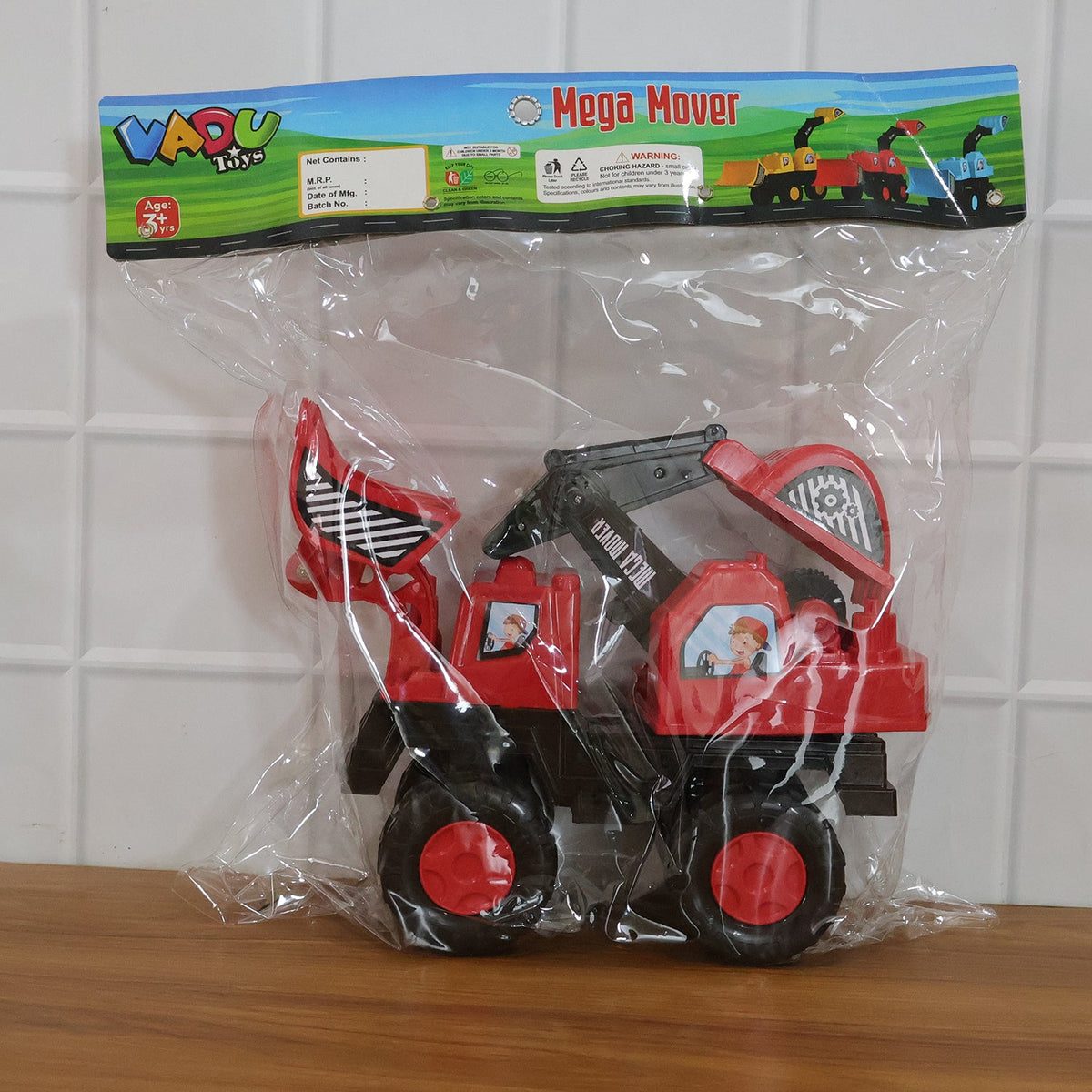 Kids building truck toy for creative play